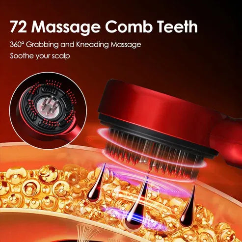 1 Advanced Red Light Head Massager Brush