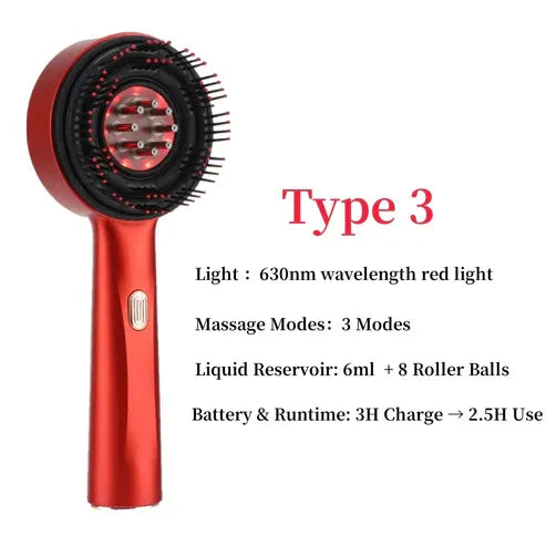 1 Advanced Red Light Head Massager Brush